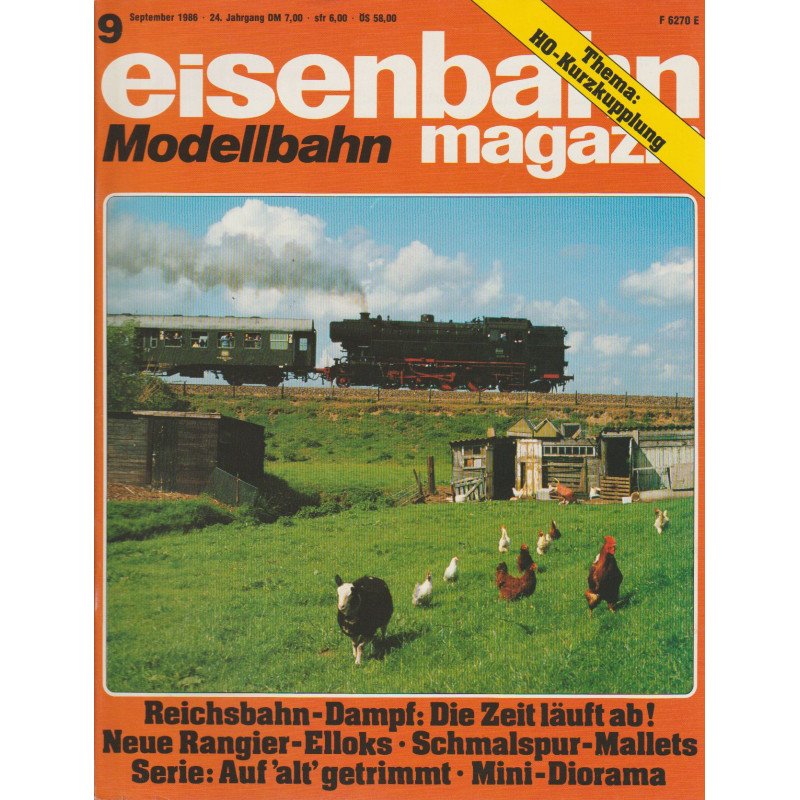 eisenbahn magazin 9/1986