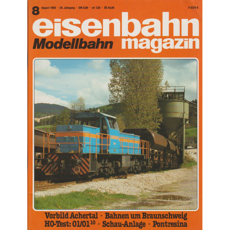 eisenbahn magazin 8/1988