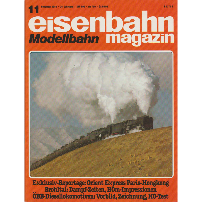eisenbahn magazin 11/1988