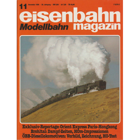 eisenbahn magazin 11/1988
