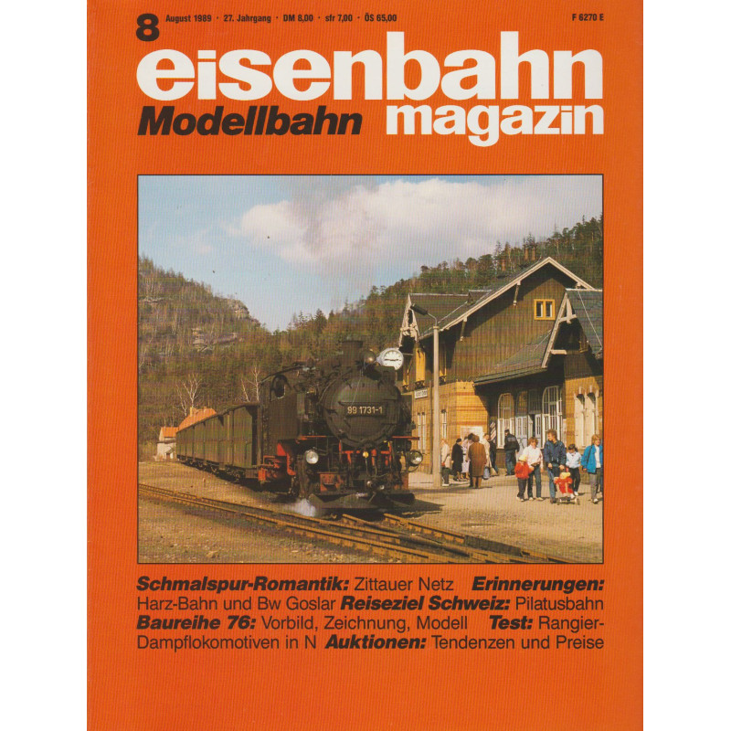 eisenbahn magazin 8/1989