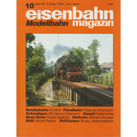 eisenbahn magazin 10/1989