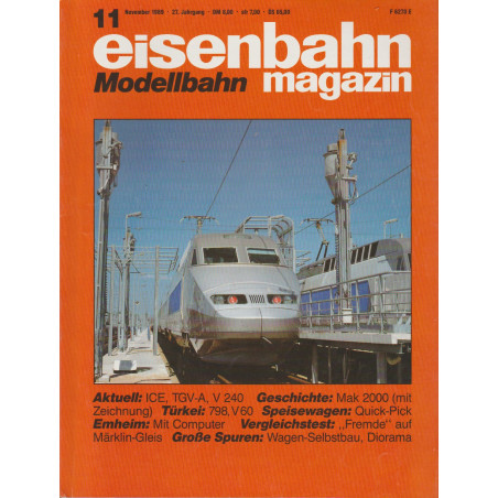 eisenbahn magazin 11/1989