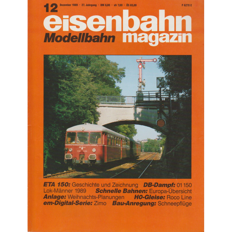 eisenbahn magazin 12/1989