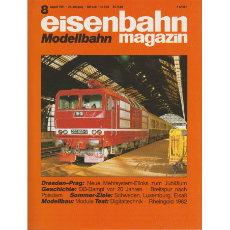 eisenbahn magazin 8/1991