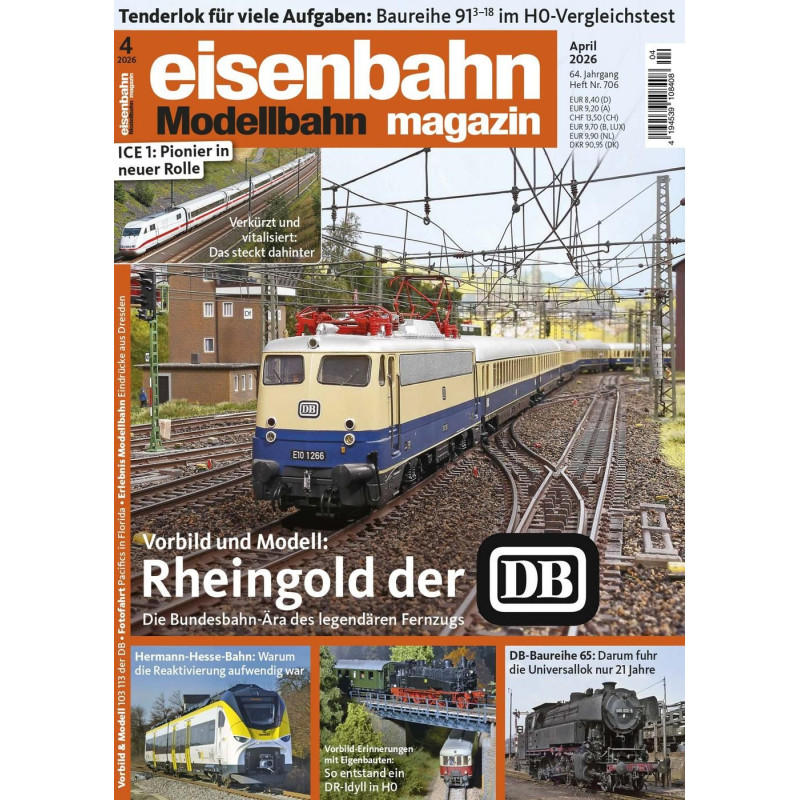 eisenbahn magazin 2026 April