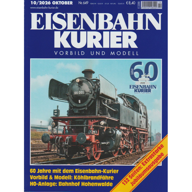 Eisenbahn Kurier 2026 Oktober