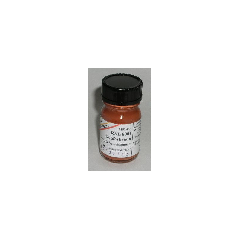 RAL 8004 Kupferbraun seidenmatt