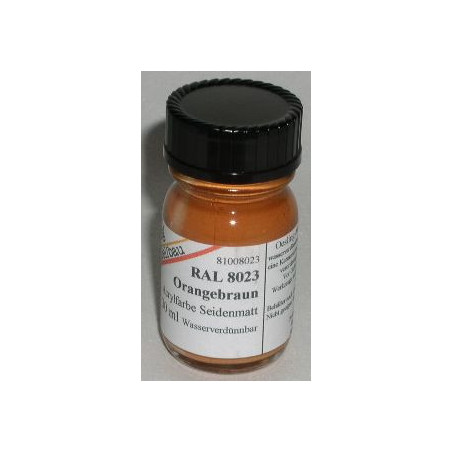 RAL 8023 Orangebraun seidenmatt