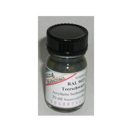 RAL 9021 Teerschwarz seidenmatt