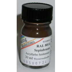 RAL 8014 Sepiabraun glänzend