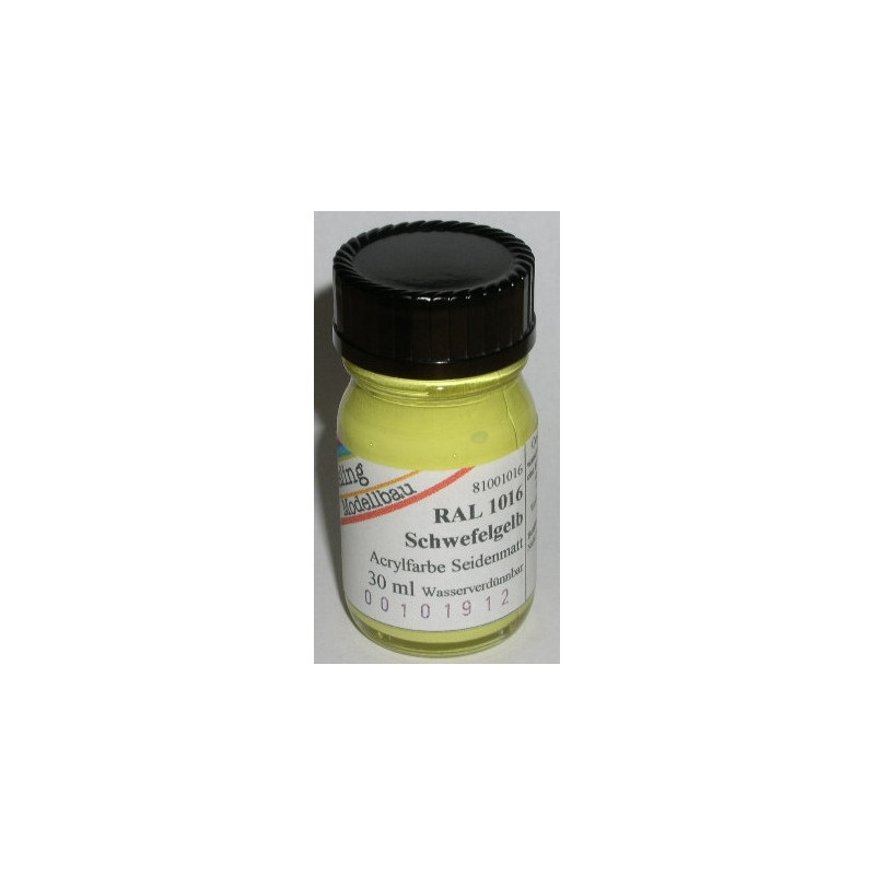 RAL 1016 Schwefelgelb matt