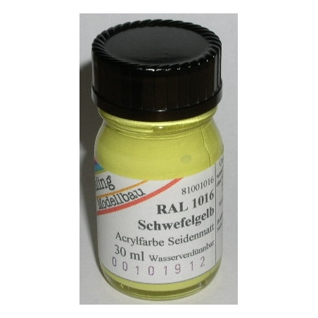 RAL 1016 Schwefelgelb matt