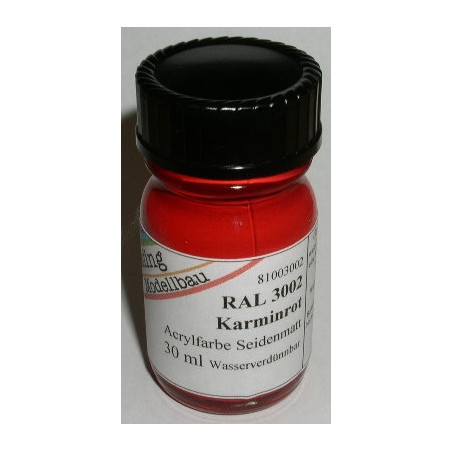 RAL 3002 Karminrot matt