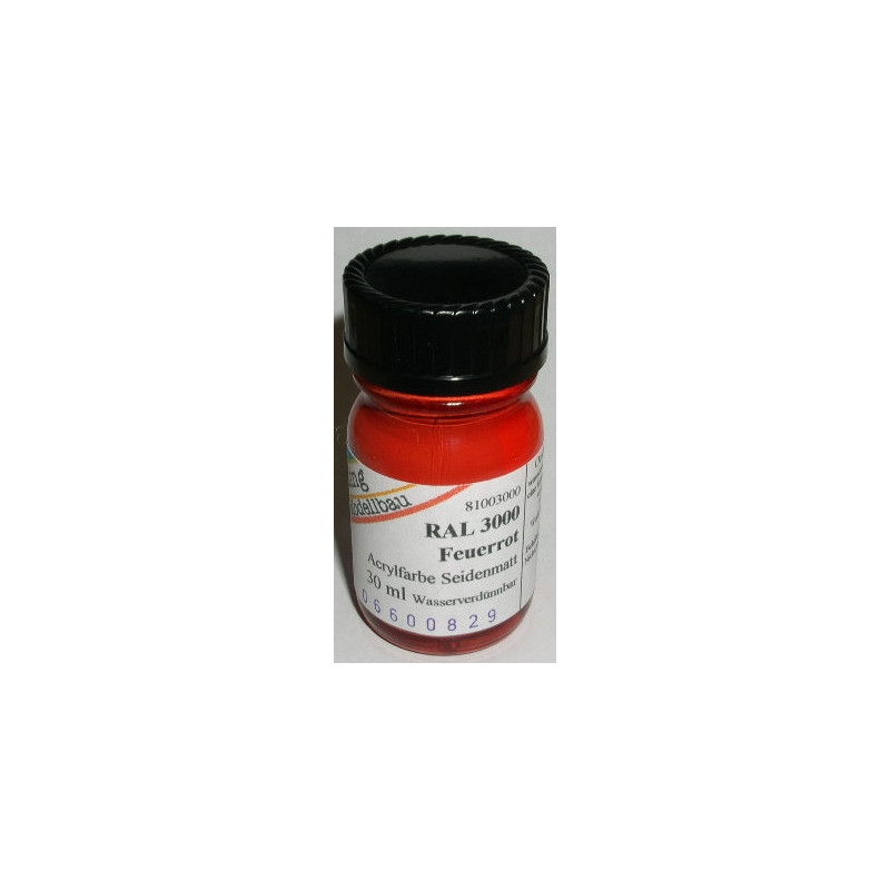 RAL 3000 Feuerrot seidenmatt