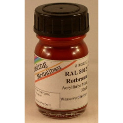 RAL 8012 Rotbraun matt