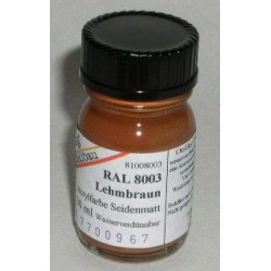 RAL 8003 Lehmbraun matt