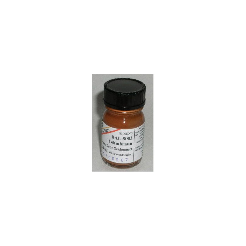 RAL 8003 Lehmbraun matt