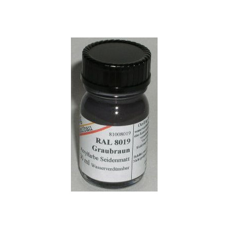 RAL 8019 Graubraun matt