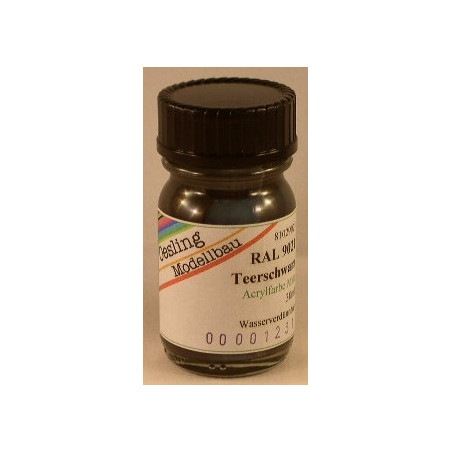 RAL 9021 Teerschwarz matt