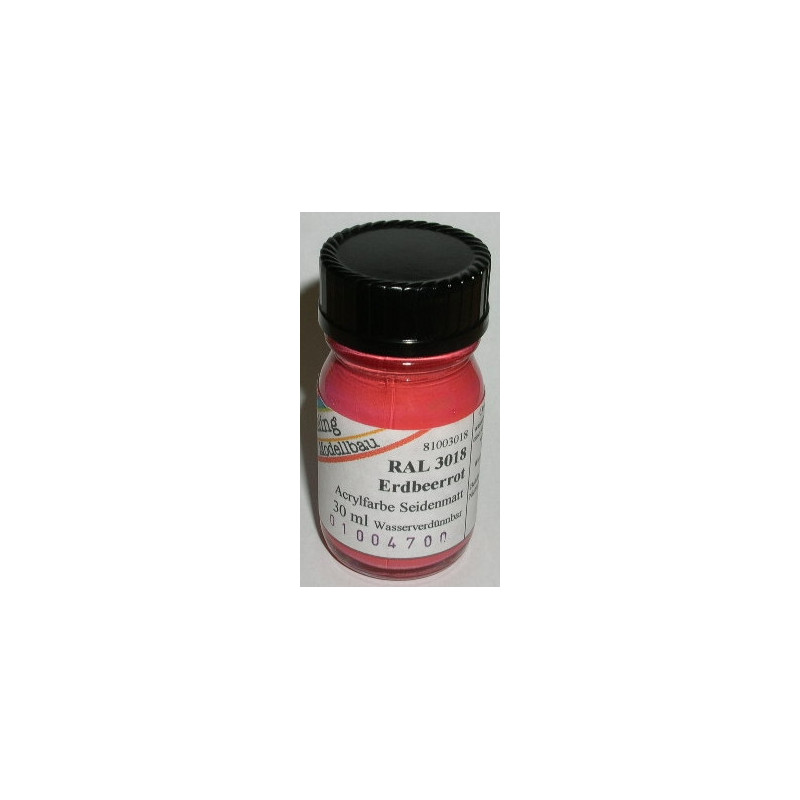 RAL 3018 Erdbeerrot seidenmatt RAL 3018 Erdbeerrot seidenmatt