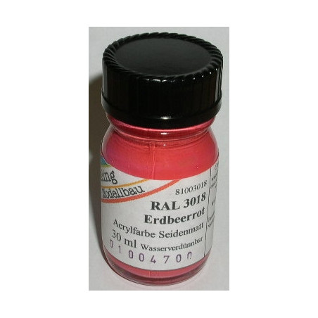 RAL 3018 Erdbeerrot seidenmatt