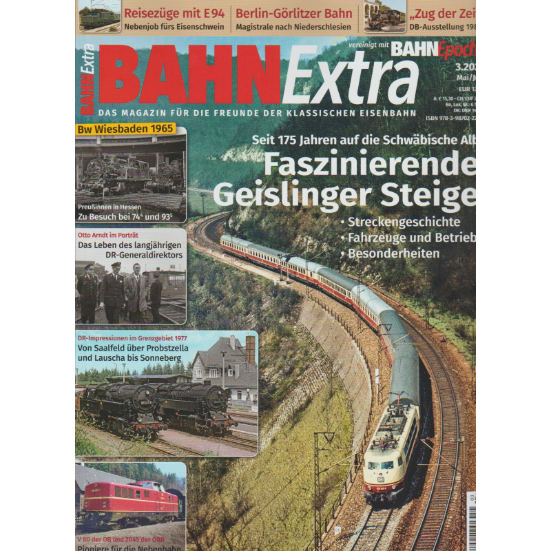 BahnExtra 3.2025 - Faszinierende Geislinger Steige