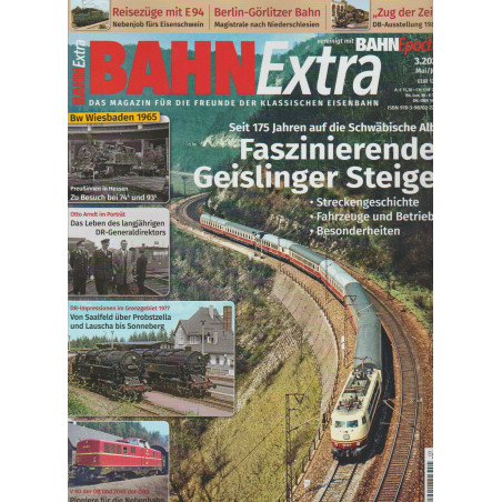 BahnExtra 3.2025 - Faszinierende Geislinger Steige