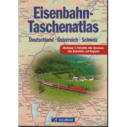 Eisenbahn-Taschenatlas  Deutschland - Österreich - Schweiz