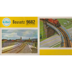 kibri 9682 H0 Blechträgerbrücke, gebogen
