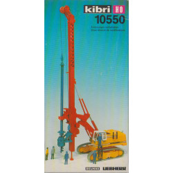 kibri 10550 1:87 Liebherr Hydraulikbagger mit Bohrgerät